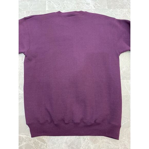 Vintage Olympic Sweatshirt Mens Purple JC Penney USA Embroidered Size Medium - Picture 8 of 10